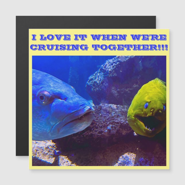 CONVITE MAGNÉTICO EU ADORO QUANDO ESTAMOS CHORANDO JUNTOS COM MAGNET (Frente/Verso)