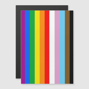 Convite Magnético Faixa de Sinalizador de Progresso LGBTQ+