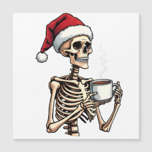 Convite Magnético Feliz Halloween Esfregando Papais noeis de Natal