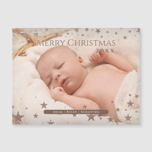 Convite Magnético Feriado Personalizado de Fotografia no Natal do Te