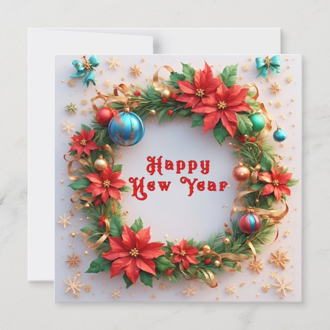 Convite Magnético FesNatal Wreath (Frente)