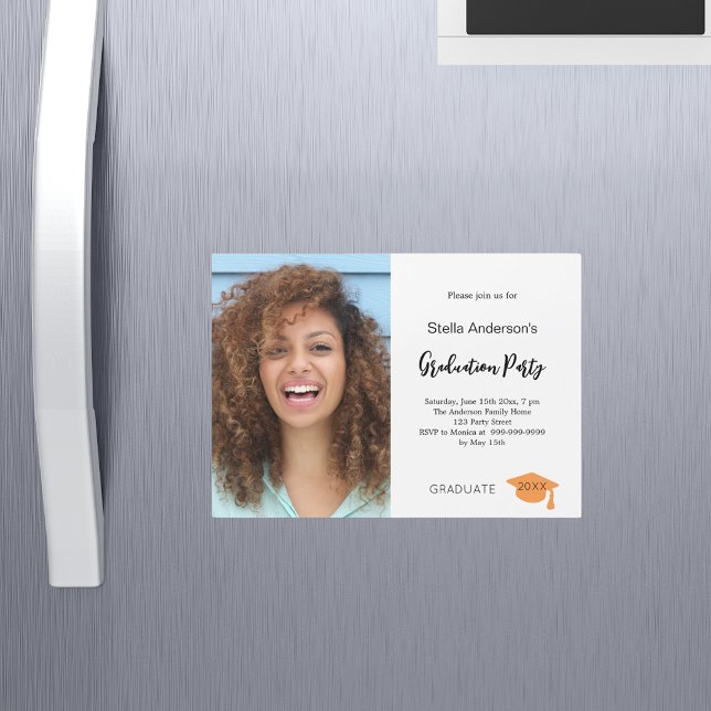 Convite Magnético Festa de formatura de fotos (Criador carregado)