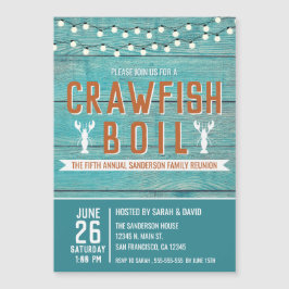 Convite Magnético Festa de Marisco da Reunião Familiar de Marisco