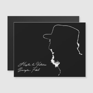 Convite Magnético Fidel Castro, Presidente, Revolução, Cuba, Havana