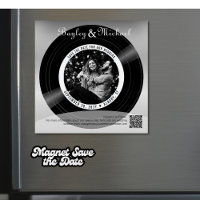 Foto de Disco de Vinil Retrô para Casamento Save t