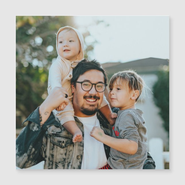 Convite Magnético Foto personalizada (Frente)