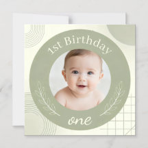 Foto Personalizada Aniversário de 1 Ano - Ímã Pers