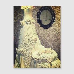 Convite Magnético Fotografia de Bolo de Vestido de Noiva