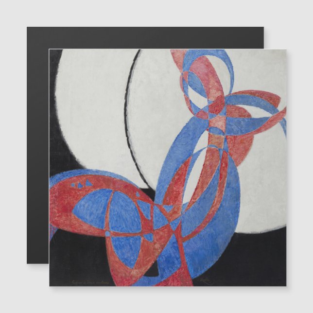 Convite Magnético František Kupka, Amorpha Fugue, Abstrato Art (Frente/Verso)