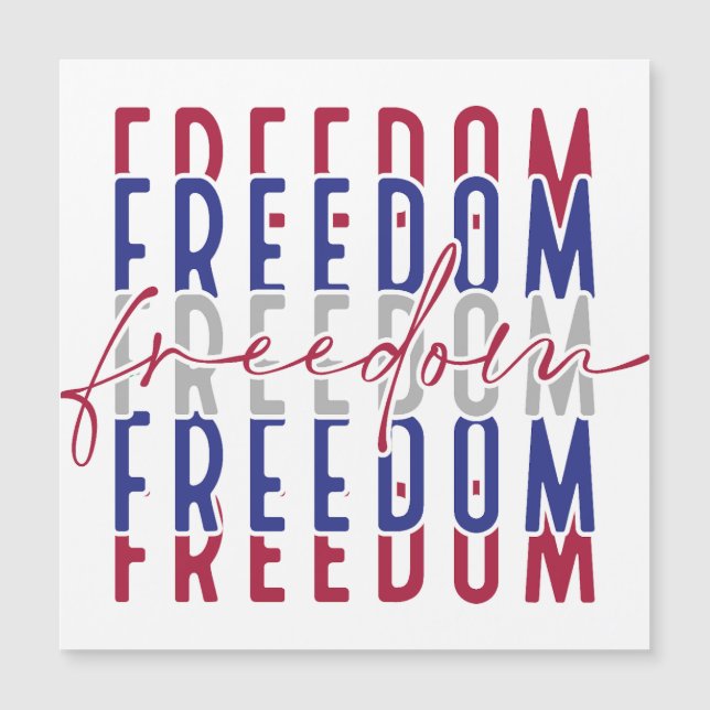 Convite Magnético Freedom Kamala Harris (Frente)