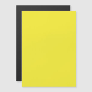 Convite Magnético Fundo Amarelo Vibrante Sólido