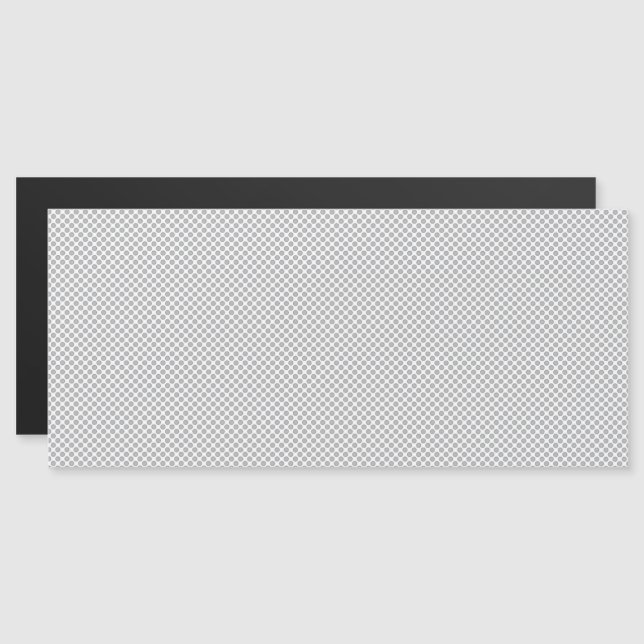 Convite Magnético Fundo de Sinal de Evento Moderno com Bolinhas Cinz (Frente/Verso)