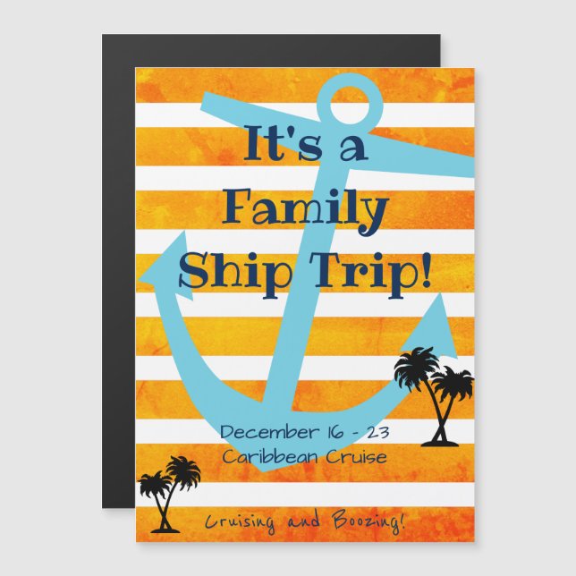 Convite Magnético Fundo Laranja do Magnet da Porta de Cruzamento Sta (Frente/Verso)