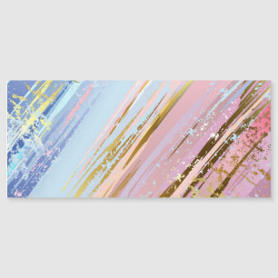 Convite Magnético Fundo Rosa Texturizado