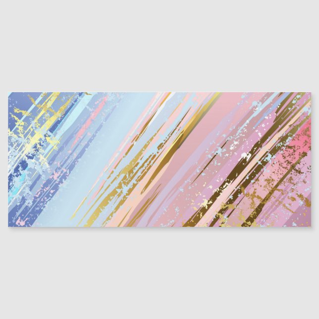 Convite Magnético Fundo Rosa Texturizado (Frente)