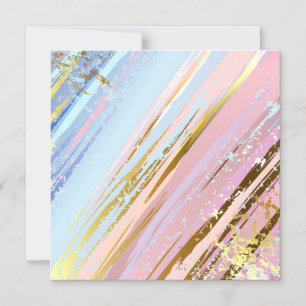 Convite Magnético Fundo Rosa Texturizado