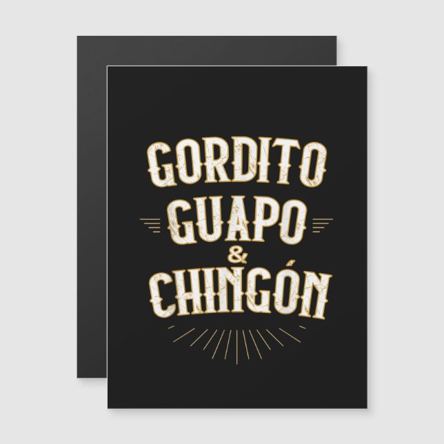 Convite Magnético  Funny Mexican in Spanish (Frente/Verso)