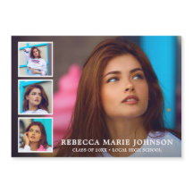 Graduação Moderna de Colagem de Fotos Simples