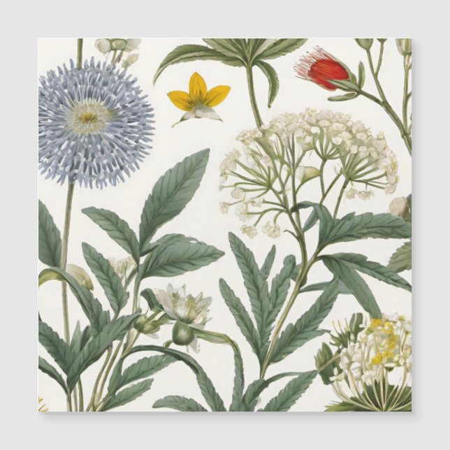 Convite Magnético Herbal Harmony (Frente)