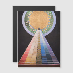 Convite Magnético Hilma Af Klint, Altarpart No.1, Abstrato Art