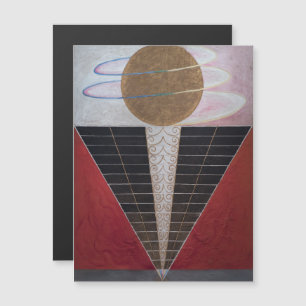 Convite Magnético Hilma Af Klint, Altarpart No.2, Abstrato Art