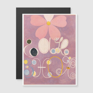 Convite Magnético Hilma Af Klint, Os Dez Maiores No5, Abstrato Art