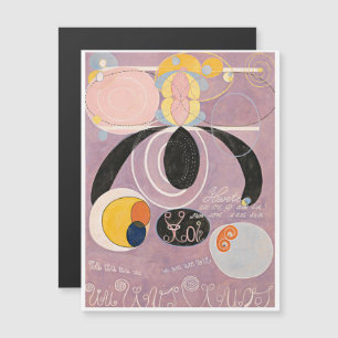 Convite Magnético Hilma Af Klint, Os Dez Maiores No6, Abstrato Art