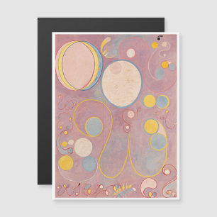 Convite Magnético Hilma Af Klint, Os Dez Maiores Sem8, Abstrato Art