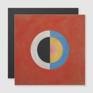 Convite Magnético Hilma Af Klint, The Swan No.17, Abstrato Art