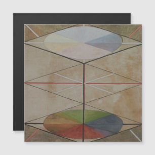 Convite Magnético Hilma Af Klint, The Swan No.23, Abstrato Art