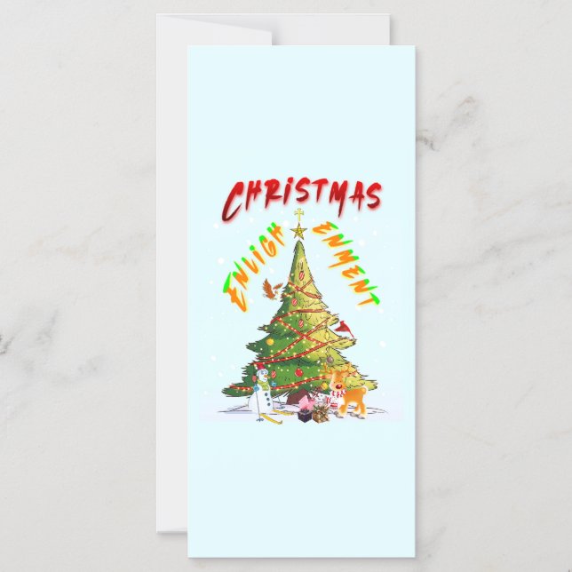 Convite Magnético Iluminação de Natal (Frente)