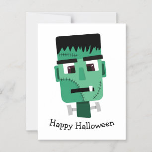 Convite Magnético Ilustração do Monstro de Frankenstein