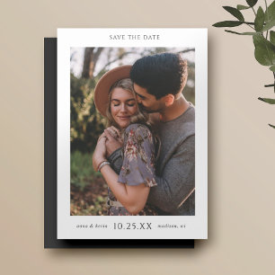 Convite Magnético Ímã de Casamento Salve a Data com Foto