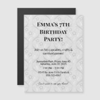 Ímãs de Data de Aniversário com Foto Personalizada