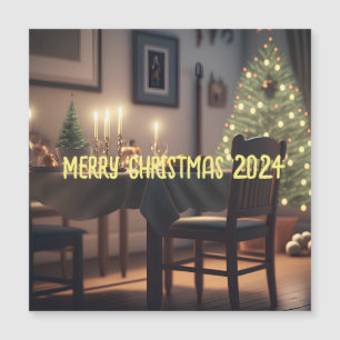Convite Magnético jantar de natal