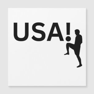 Convite Magnético jogador de futebol americano