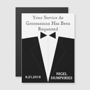 Convite Magnético Lembrete de Padrinho ou Membro da Comitiva