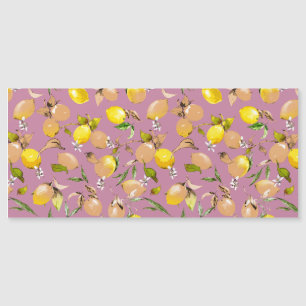 Convite Magnético Limões de aquarelas 25