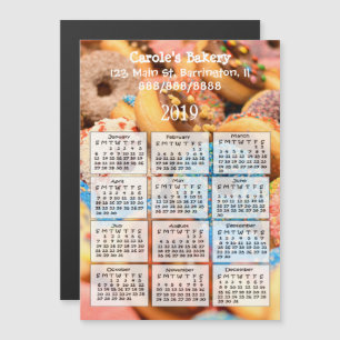 Convite Magnético Magnet do Mini Calendário do Rosquinha Comercial d