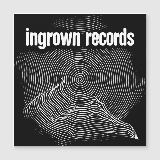 Convite Magnético Magneta de corte de madeira (Frente)