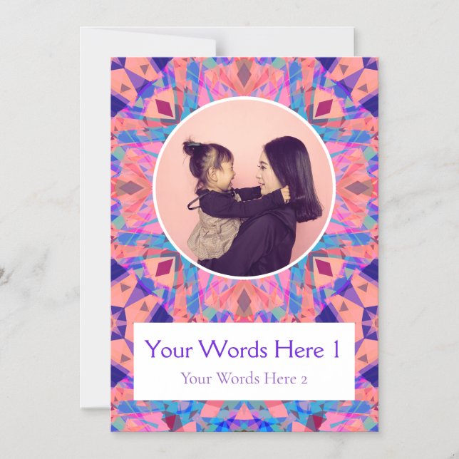 Convite Magnético Magneta de Fotografia do presente de aniversário c (Frente)