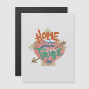 Convite Magnético Magnete fino da família de amigos