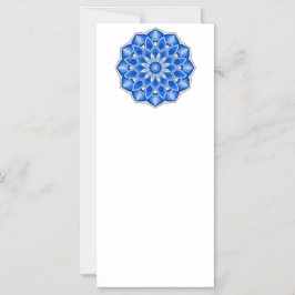 Convite Magnético Mandala em azul