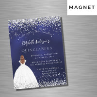 Marinho de Quinceanera, luxo de luxo