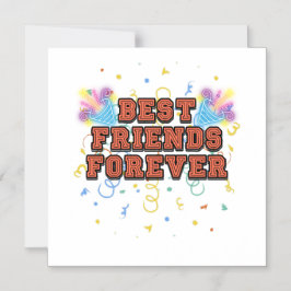 Convite Magnético melhores amigos para sempre, dia do melhor amigo, 