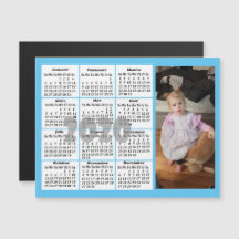 Mini Calendário de Fotografias a Cores Personaliza