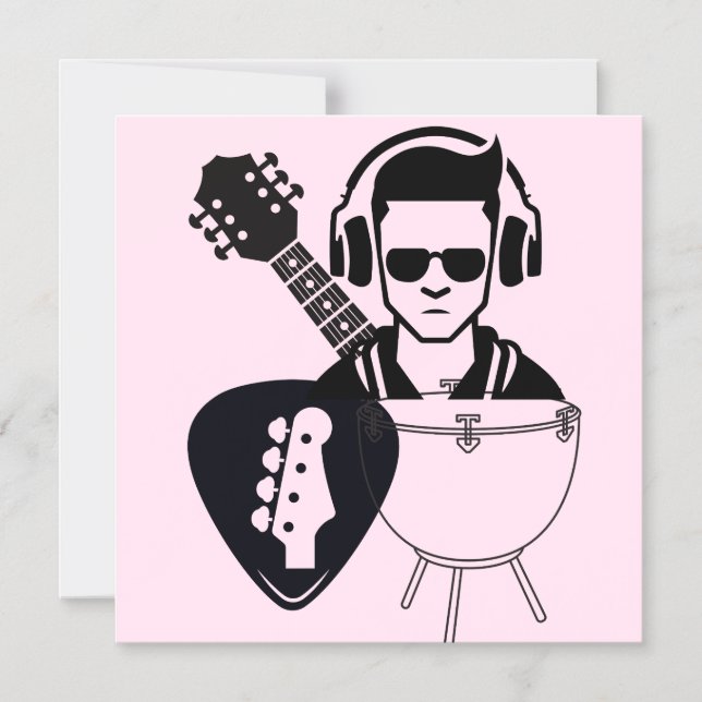 Convite Magnético Música em Abundância (Frente)