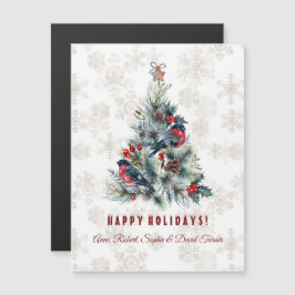 Convite Magnético Natal - Feriado de Berries Deseja Monograma