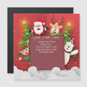 Convite Magnético Natal Personalizado Bastante