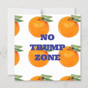 CONVITE MAGNÉTICO NENHUMA MAGNET DE ZONA DE TRUMP